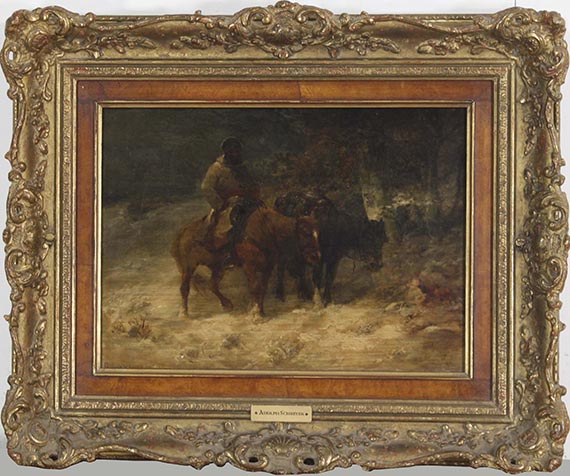 Adolf Schreyer - Die Heimkehr - Frame image