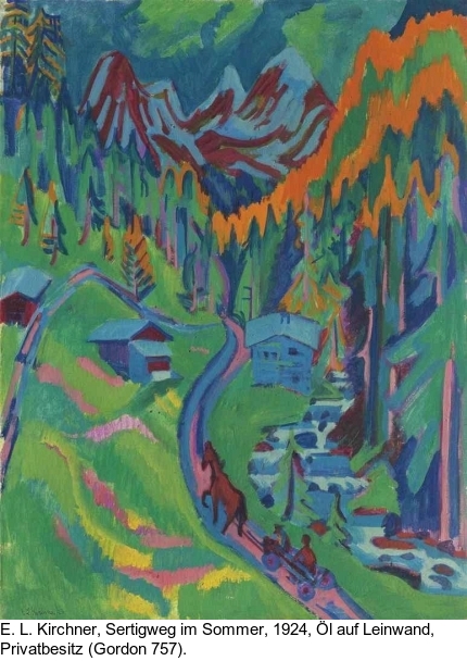 Ernst Ludwig Kirchner - Sertigstraße im Winter - 