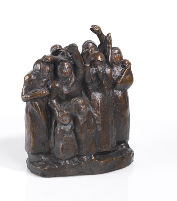 Käthe Kollwitz - Abschiedwinkende Soldatenfrauen II - 