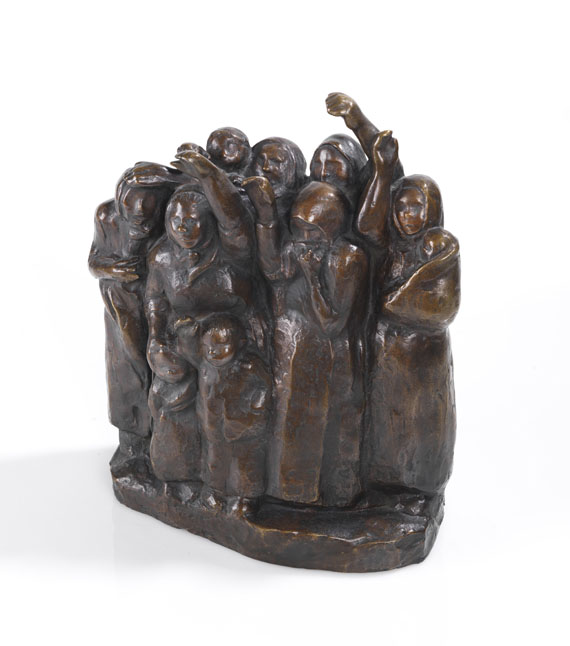 Käthe Kollwitz - Abschiedwinkende Soldatenfrauen II - 