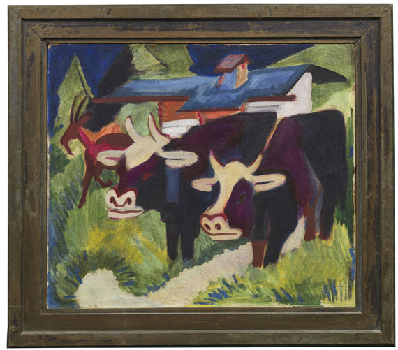 Ernst Ludwig Kirchner - Kühe auf der Alp