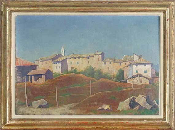 Karl Hofer - Tessiner Landschaft bei Breganzona - Frame image