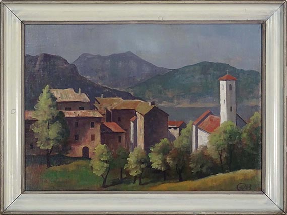 Karl Hofer - Muzzano (Tessin) - Frame image