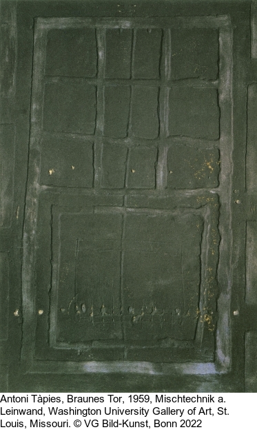 Antoni Tàpies - Door and Colors - 