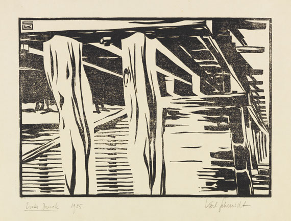 Karl Schmidt-Rottluff - Unter der Brücke