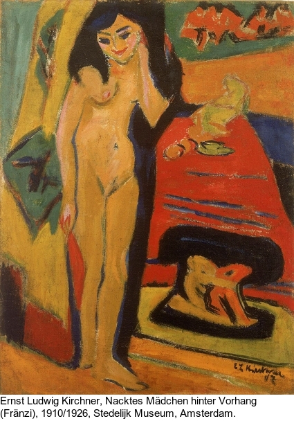 Ernst Ludwig Kirchner - Zwei am Tisch sitzende Mädchen - 