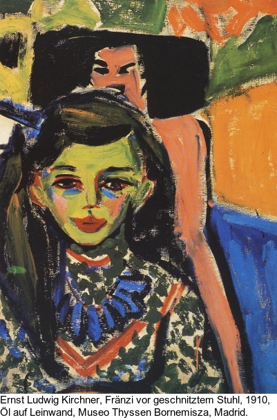Ernst Ludwig Kirchner - Zwei am Tisch sitzende Mädchen - 
