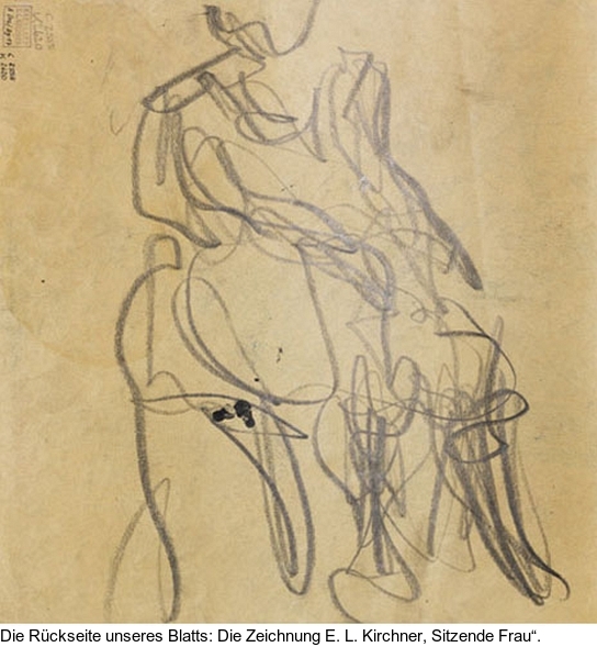 Ernst Ludwig Kirchner - Kniender Akt - 