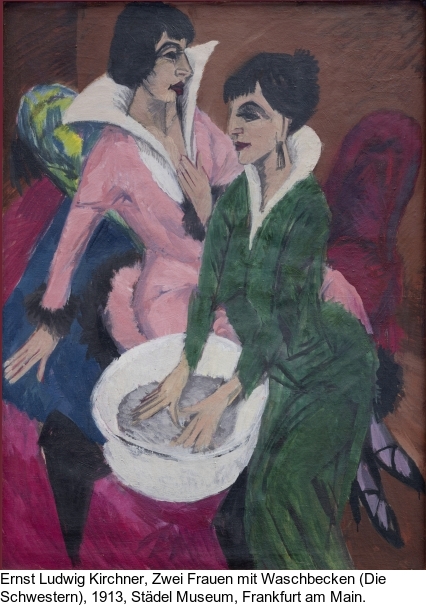 Ernst Ludwig Kirchner - Erna und Gerda im Atelier - 