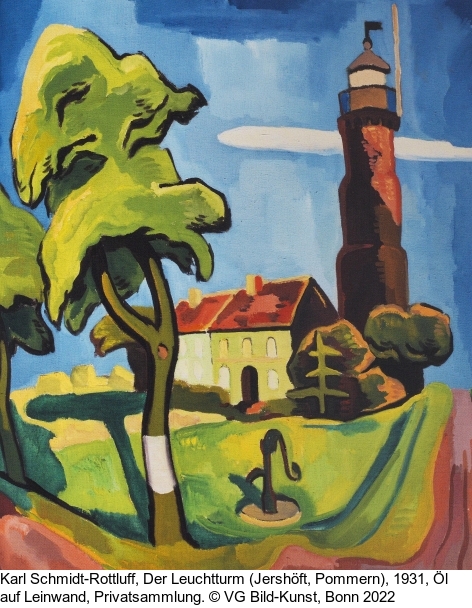 Karl Schmidt-Rottluff - Leuchtturm - 