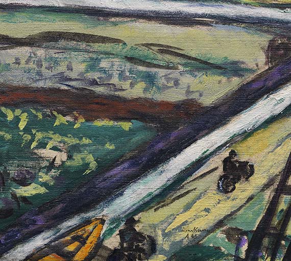 Max Beckmann - Holländischer Radfahrweg - 