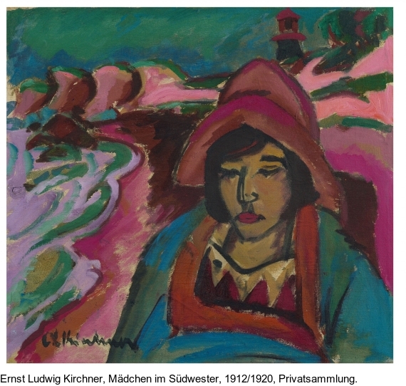 Ernst Ludwig Kirchner - Akt mit rotem Hut