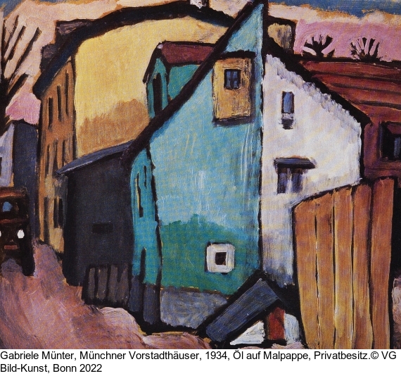 Gabriele Münter - Äußere Wienerstraße (Altmünchen) - 