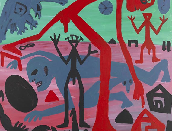 A. R. Penck (d.i. Ralf Winkler) - Roter Planet - 