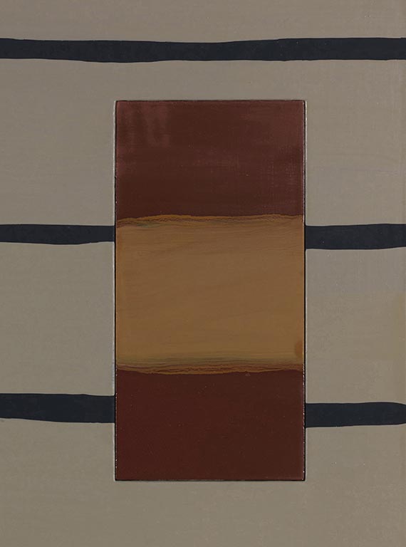 Sean Scully - Line Deep Red - 