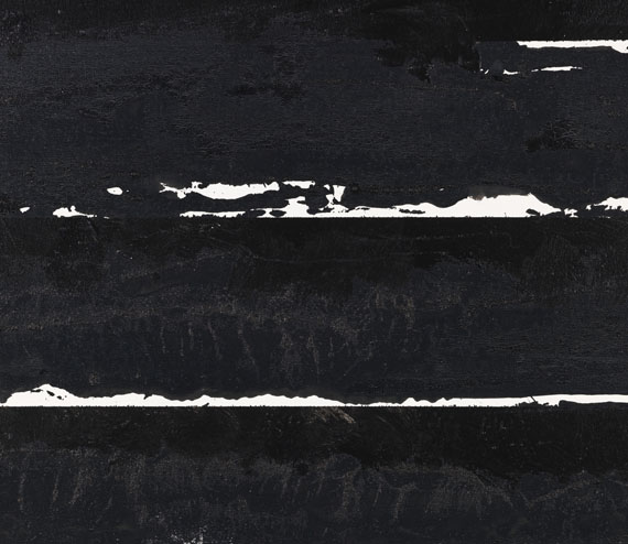 Pierre Soulages - Peinture 45 x 57 cm, 7 janvier 2000 - 