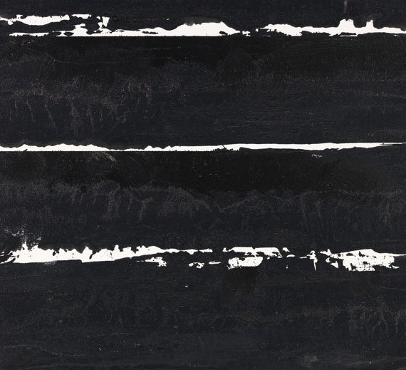 Pierre Soulages - Peinture 45 x 57 cm, 7 janvier 2000 - 