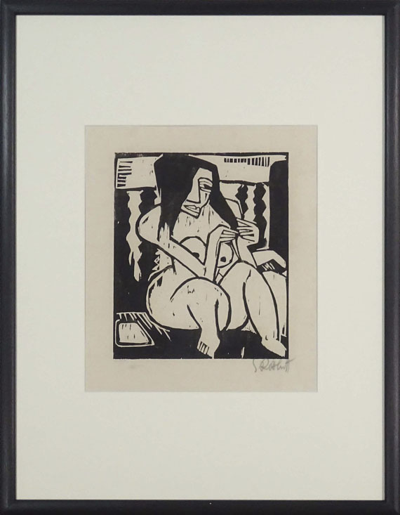 Karl Schmidt-Rottluff - Frau mit aufgelöstem Haar - Frame image