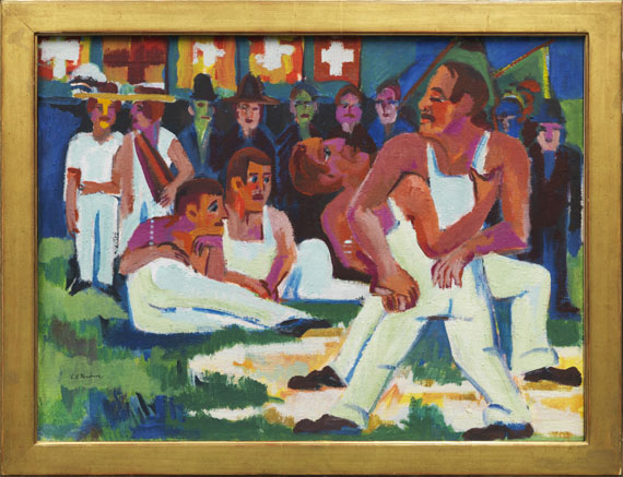 Ernst Ludwig Kirchner - Ringer - Frame image