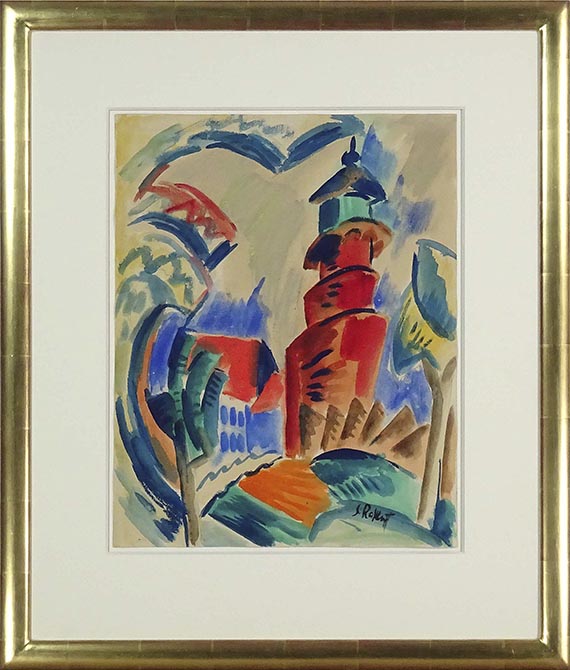 Karl Schmidt-Rottluff - Leuchtturm - Frame image