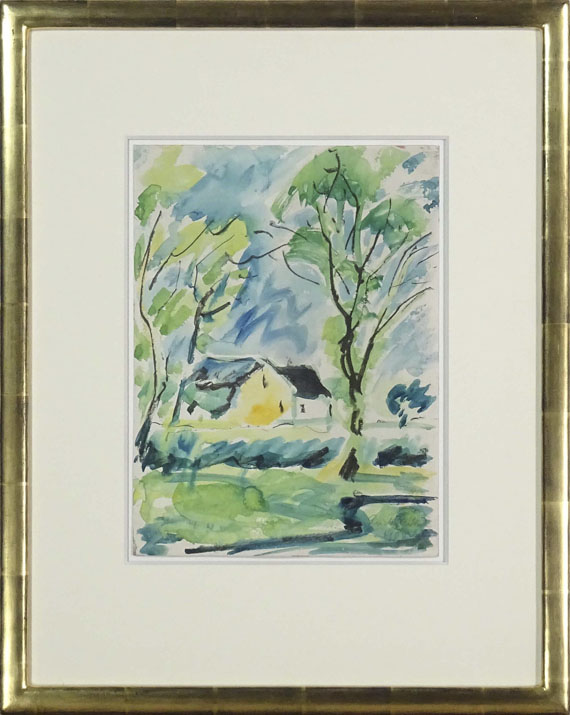 Erich Heckel - Gelbes Haus - Frame image