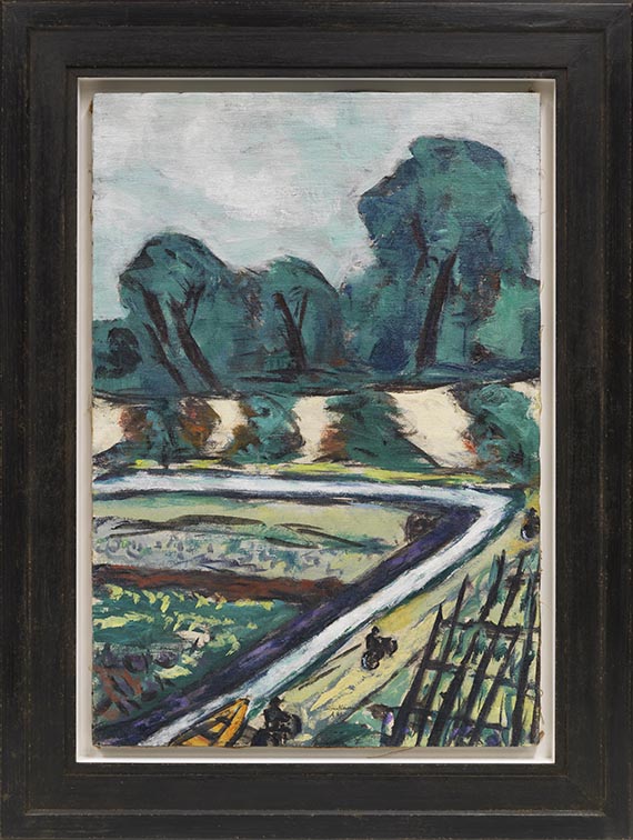 Max Beckmann - Holländischer Radfahrweg - Frame image