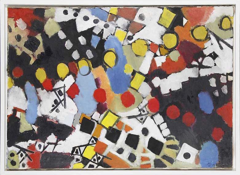 Ernst Wilhelm Nay - Chromatische Ketten - Frame image