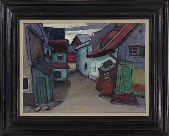 Gabriele Münter - Äußere Wienerstraße (Altmünchen) - Frame image