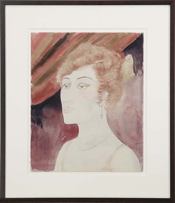 Otto Dix - Dame in der Loge - Frame image