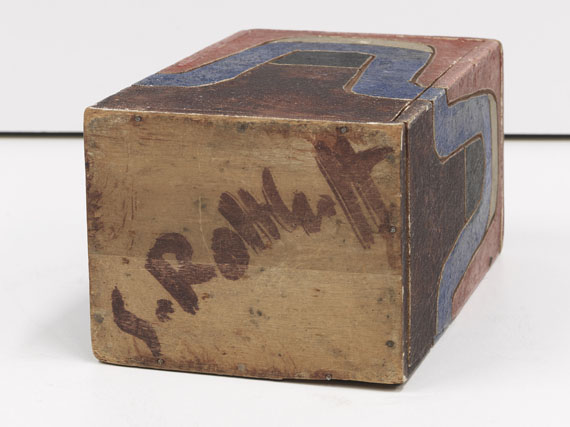 Karl Schmidt-Rottluff - Holzkästchen ("Steilkasten") - Back side