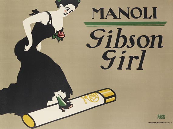 Lucian Bernhard - Manoli, Gibson Girl