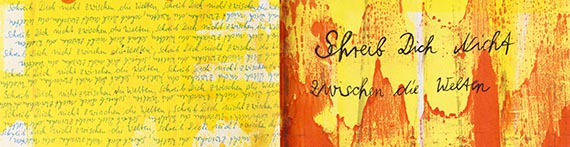 Christoph Meyer - Paul Celan: Schreib dich nicht. (Mit ill. Schutzumschlag) - 