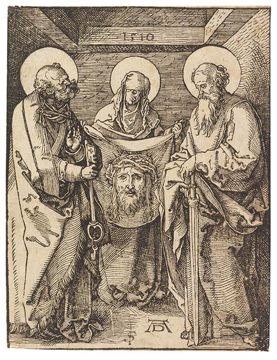 Albrecht Dürer - Veronika zwischen St. Peter und Paul