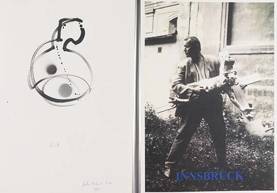 Martin Kippenberger - Herbert Fuchs, M. Kippenberger in Tirol mit mir (1988-1996). 10 Motive - 