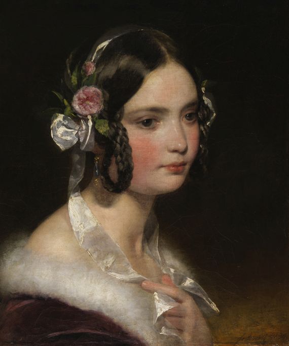 Friedrich von Amerling - Bildnis eines Mädchens