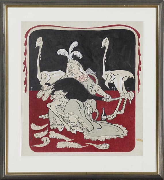 Thomas Theodor Heine - Englands Traum in Südafrika - Frame image