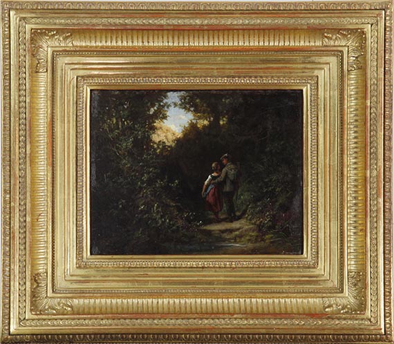 Carl Spitzweg - Auf dem Pirschgang - Frame image