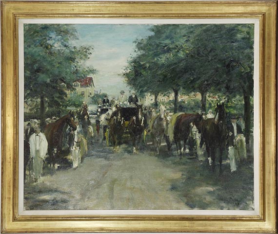 Otto Dill - Auffahrt zum Maimarkt - Frame image