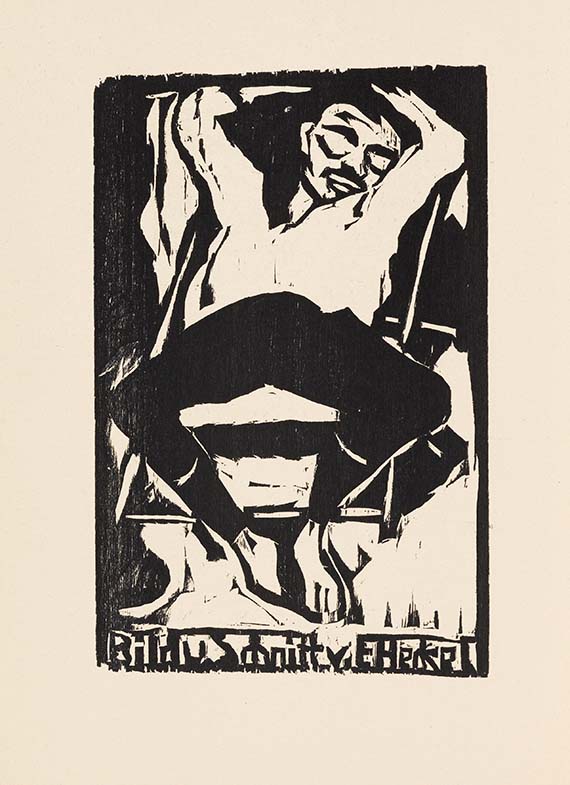  Ausstellungskatalog - Katalog zur Ausstellung der K.G. "Brücke" in der Galerie Arnold, Dresden, Schloßstraße - 