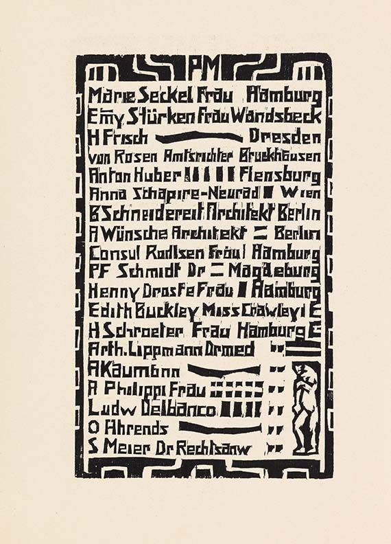  Ausstellungskatalog - Katalog zur Ausstellung der K.G. "Brücke" in der Galerie Arnold, Dresden, Schloßstraße - 