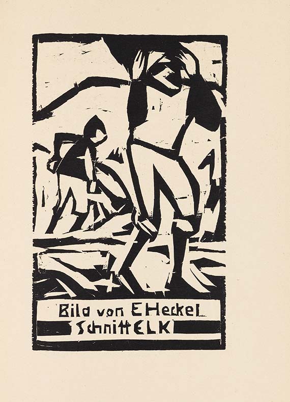  Ausstellungskatalog - Katalog zur Ausstellung der K.G. "Brücke" in der Galerie Arnold, Dresden, Schloßstraße - 