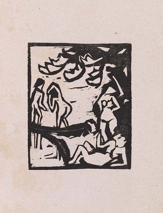  Ausstellungskatalog - Katalog für die Ausstellung der Künstlergruppe "Brücke" in der Galerie Gurlitt, Berlin - 