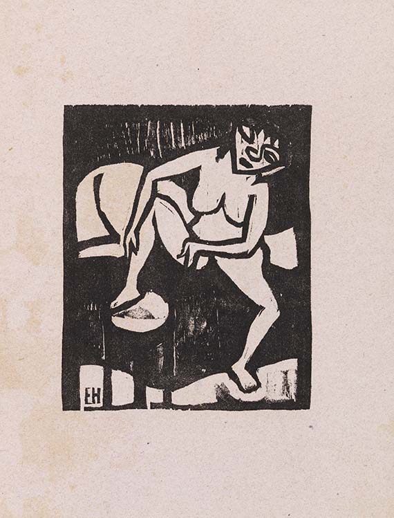 Ausstellungskatalog - Katalog für die Ausstellung der Künstlergruppe "Brücke" in der Galerie Gurlitt, Berlin - 