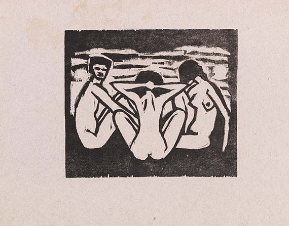  Ausstellungskatalog - Katalog für die Ausstellung der Künstlergruppe "Brücke" in der Galerie Gurlitt, Berlin - 