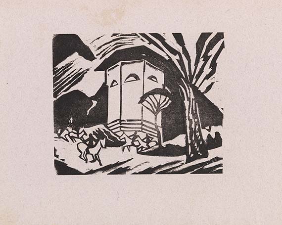  Ausstellungskatalog - Katalog für die Ausstellung der Künstlergruppe "Brücke" in der Galerie Gurlitt, Berlin - 