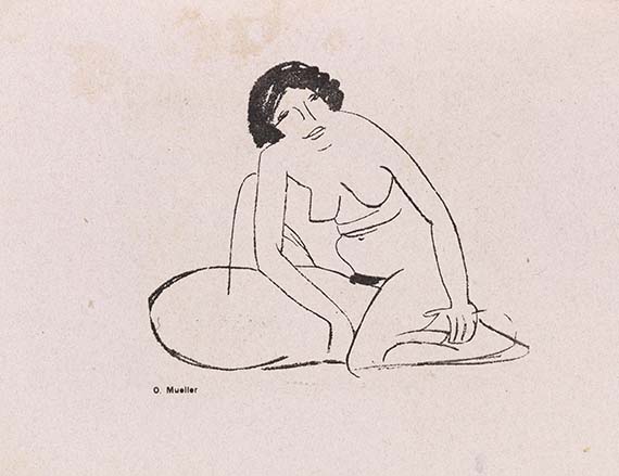  Ausstellungskatalog - Katalog für die Ausstellung der Künstlergruppe "Brücke" in der Galerie Gurlitt, Berlin - 