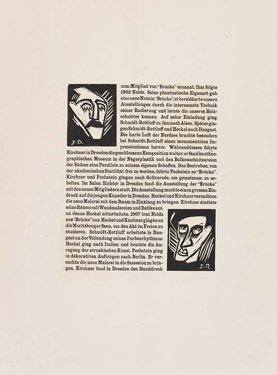 Ernst Ludwig Kirchner - Chronik der Künstlergruppe "Brücke" - 