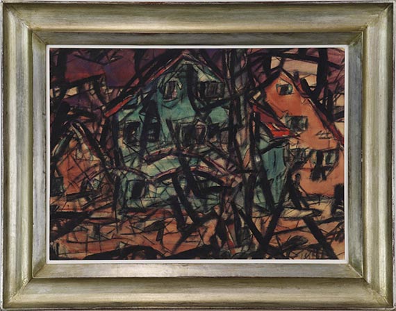 Christian Rohlfs - Häuser - Frame image