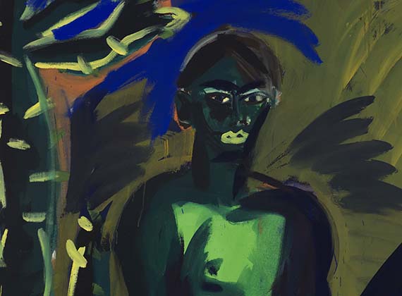 Rainer Fetting - Selbst mit Kaktus - 