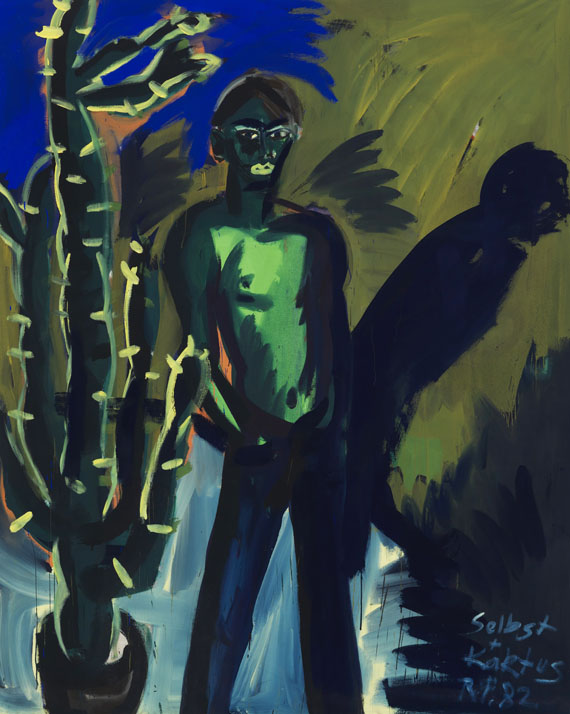 Rainer Fetting - Selbst mit Kaktus